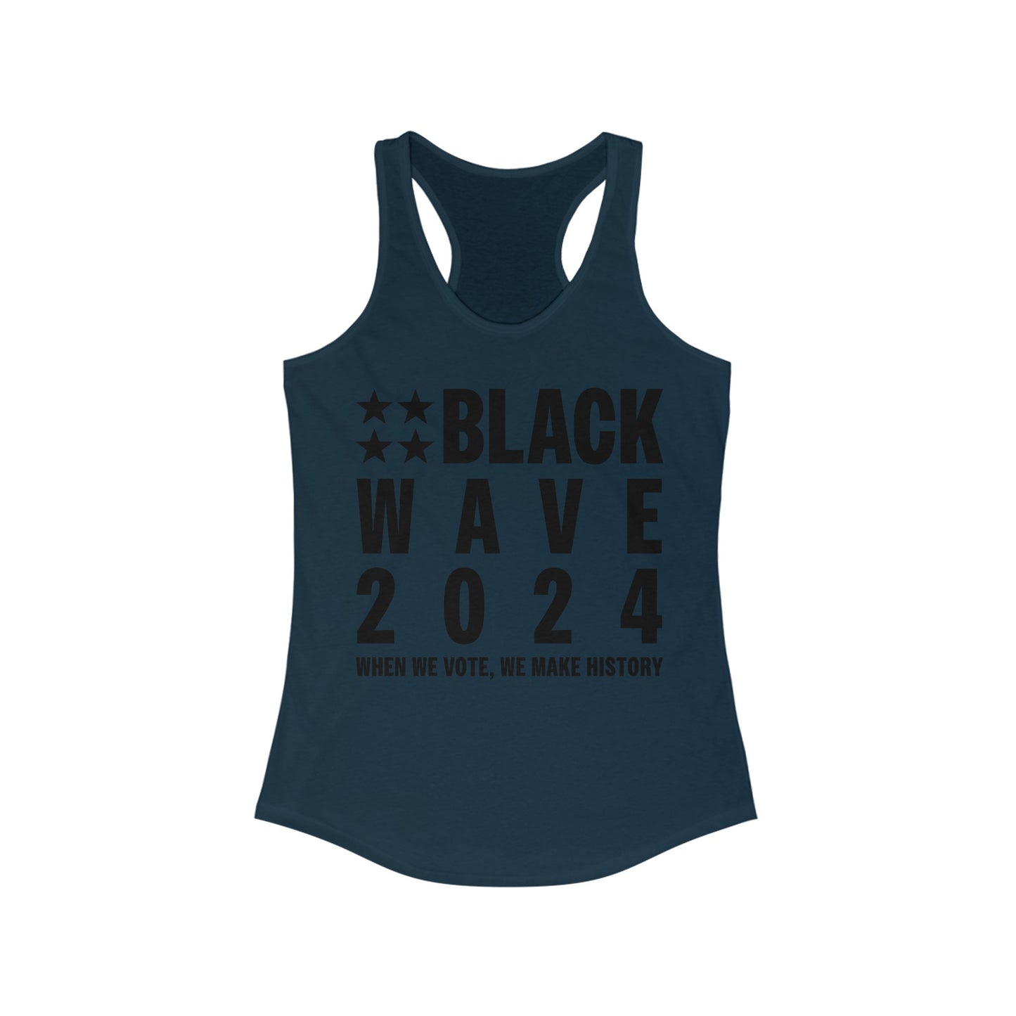 BLACKWAVE2024 - Women's Ideal Racerback Tank