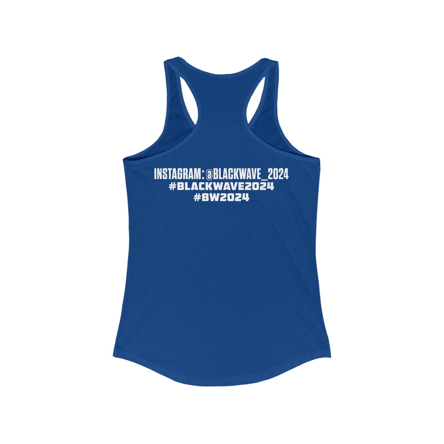 BlackWave2024 - Women's Ideal Racerback Tank