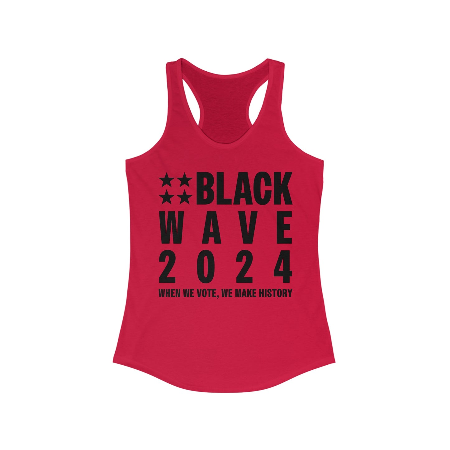 BLACKWAVE2024 - Women's Ideal Racerback Tank