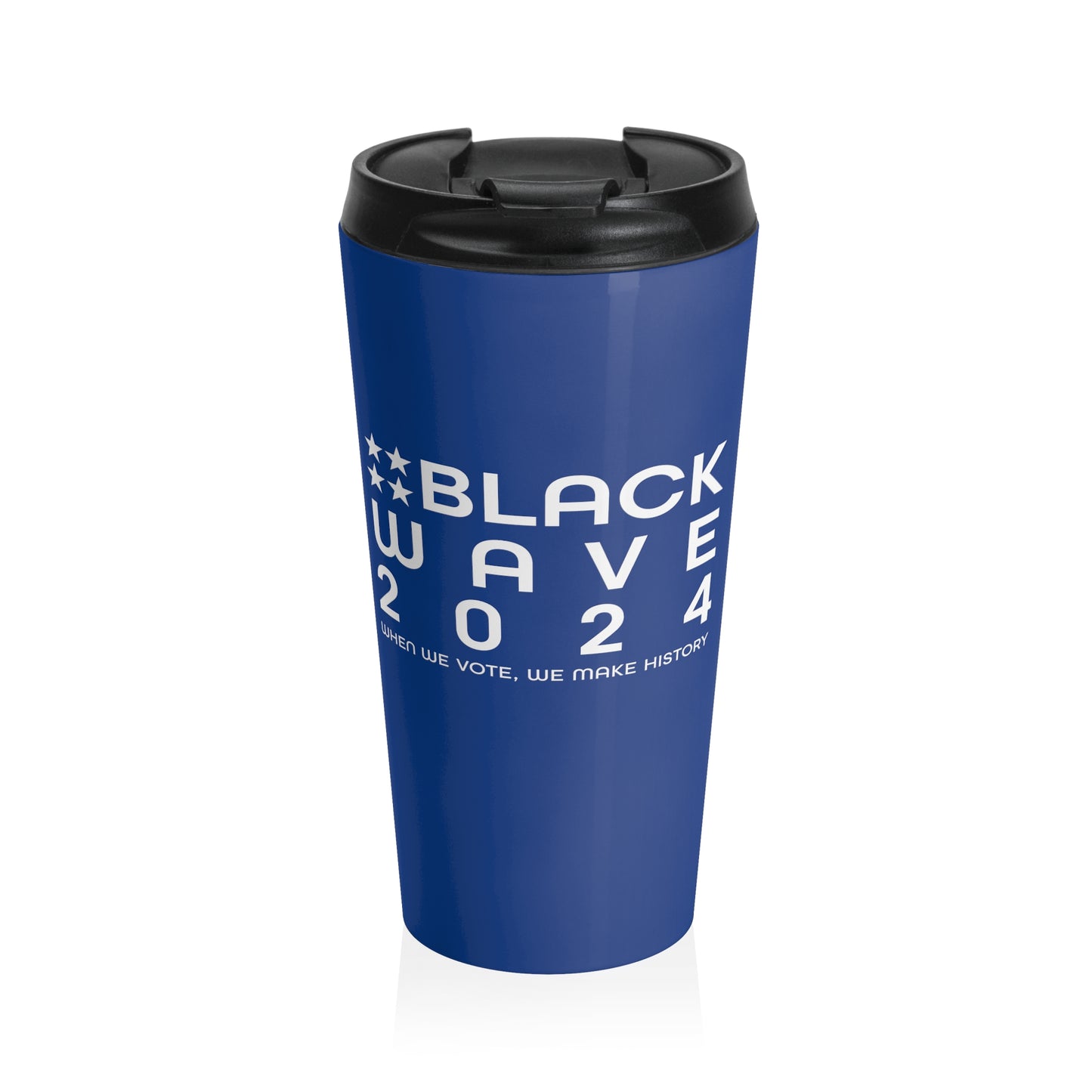 BLACKWAVE2024 - Stainless Steel Travel Mug