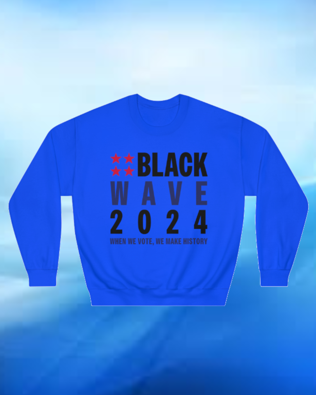 BLACKWAVE2024 - Unisex DryBlend® Crewneck Sweatshirt