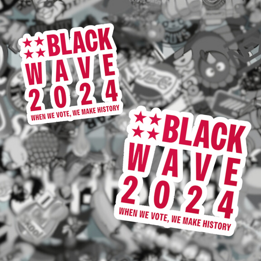 BLACKWAVE2024 - Kiss-Cut Vinyl Decals Stickers