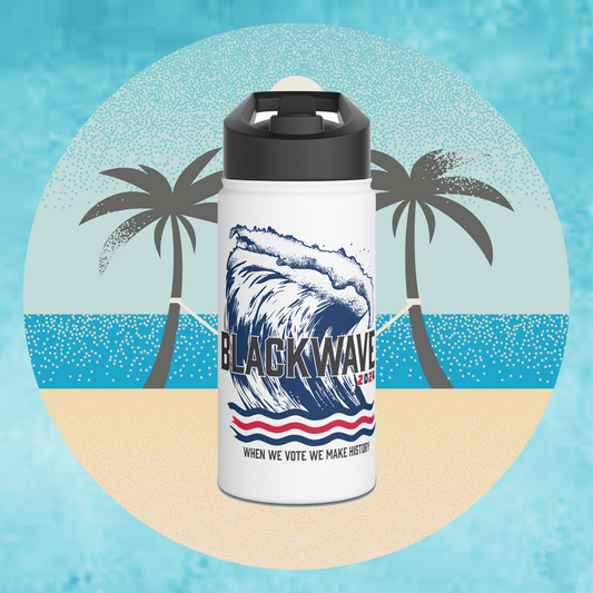 BlackWave2024 - Stainless Steel Water Bottle, Standard Lid