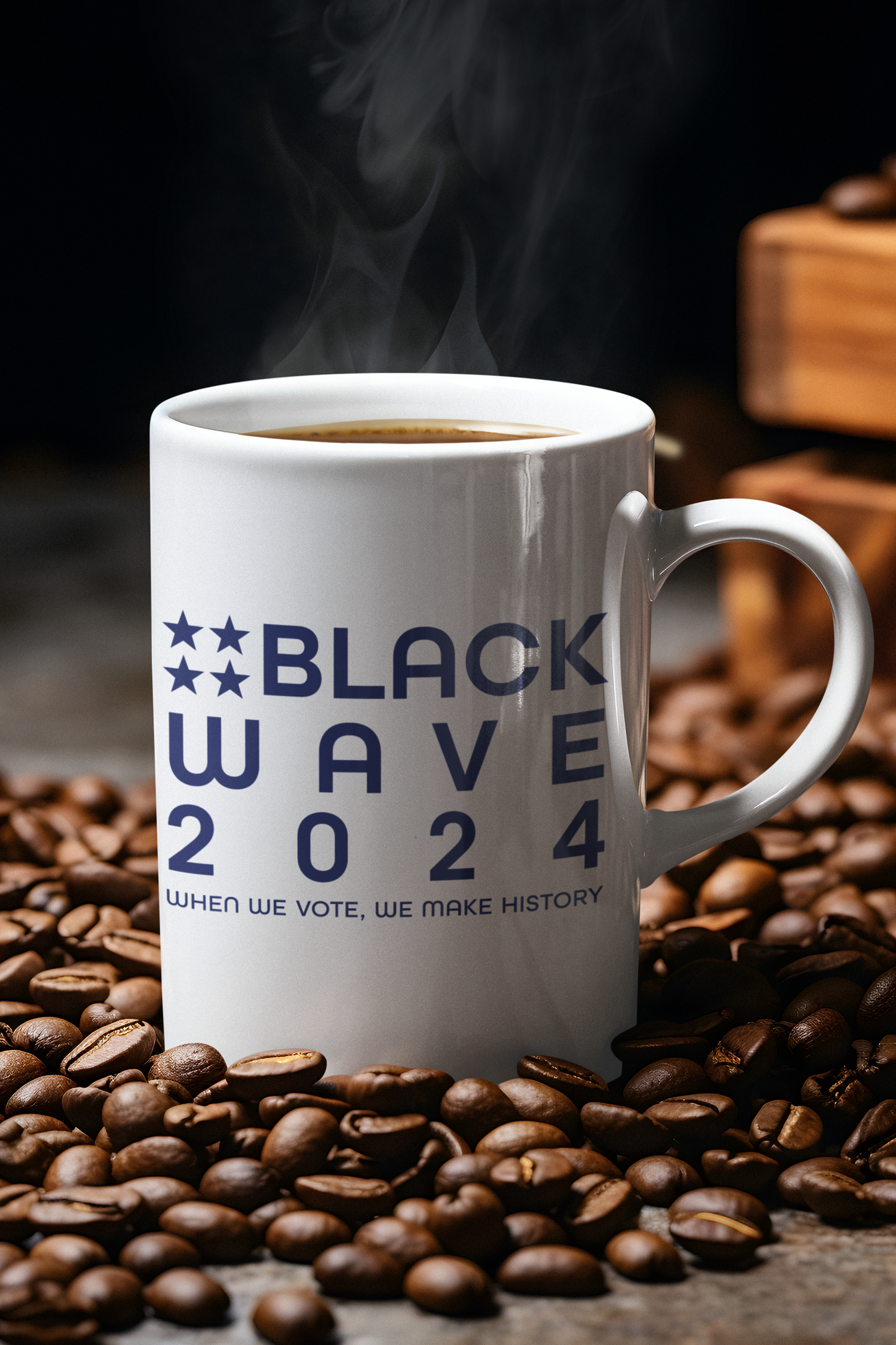 BLACKWAVE2024 - Ceramic Mug, 11oz