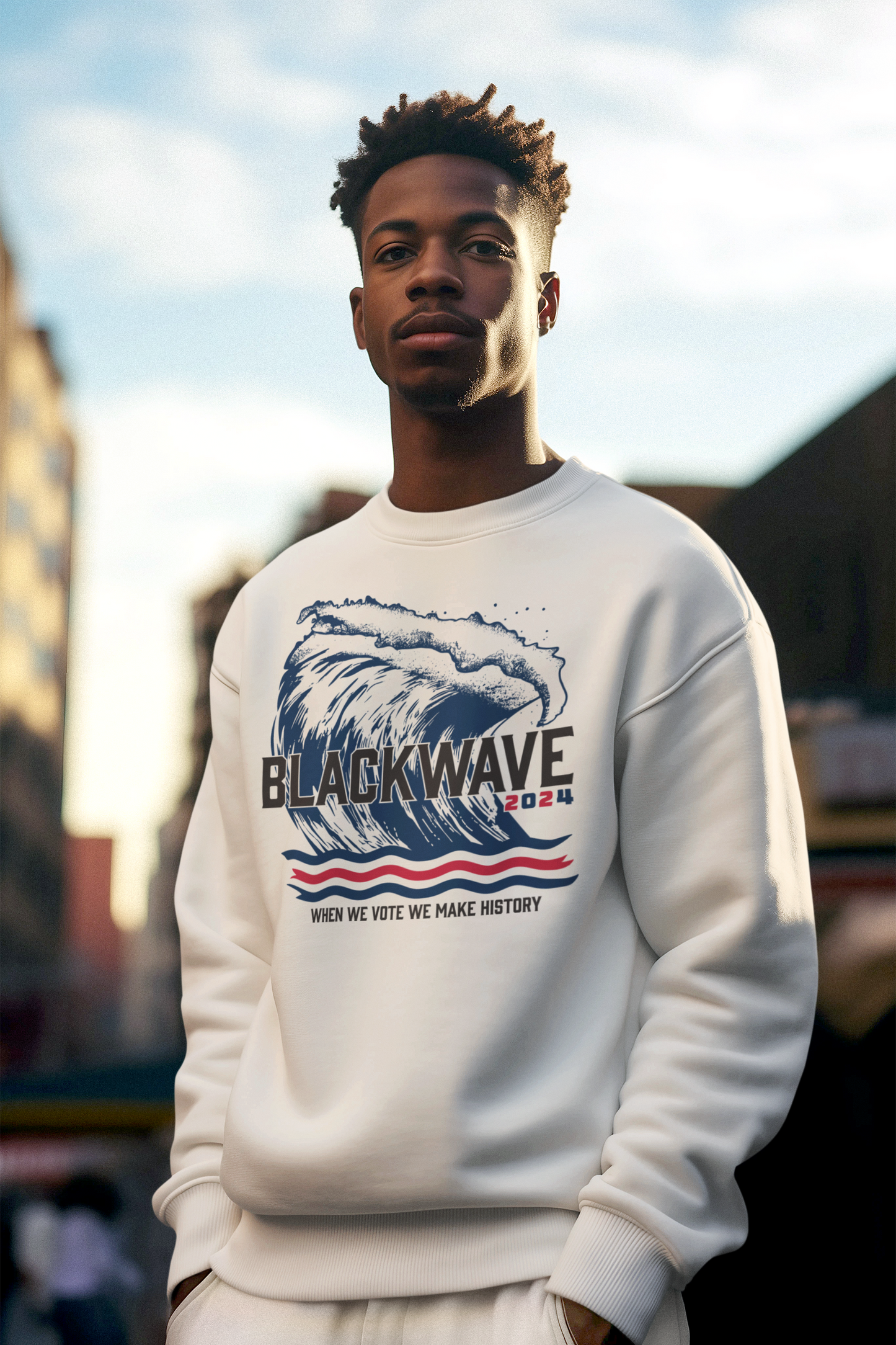 BlackWave2024 - Unisex Heavy Blend™ Crewneck Sweatshirt