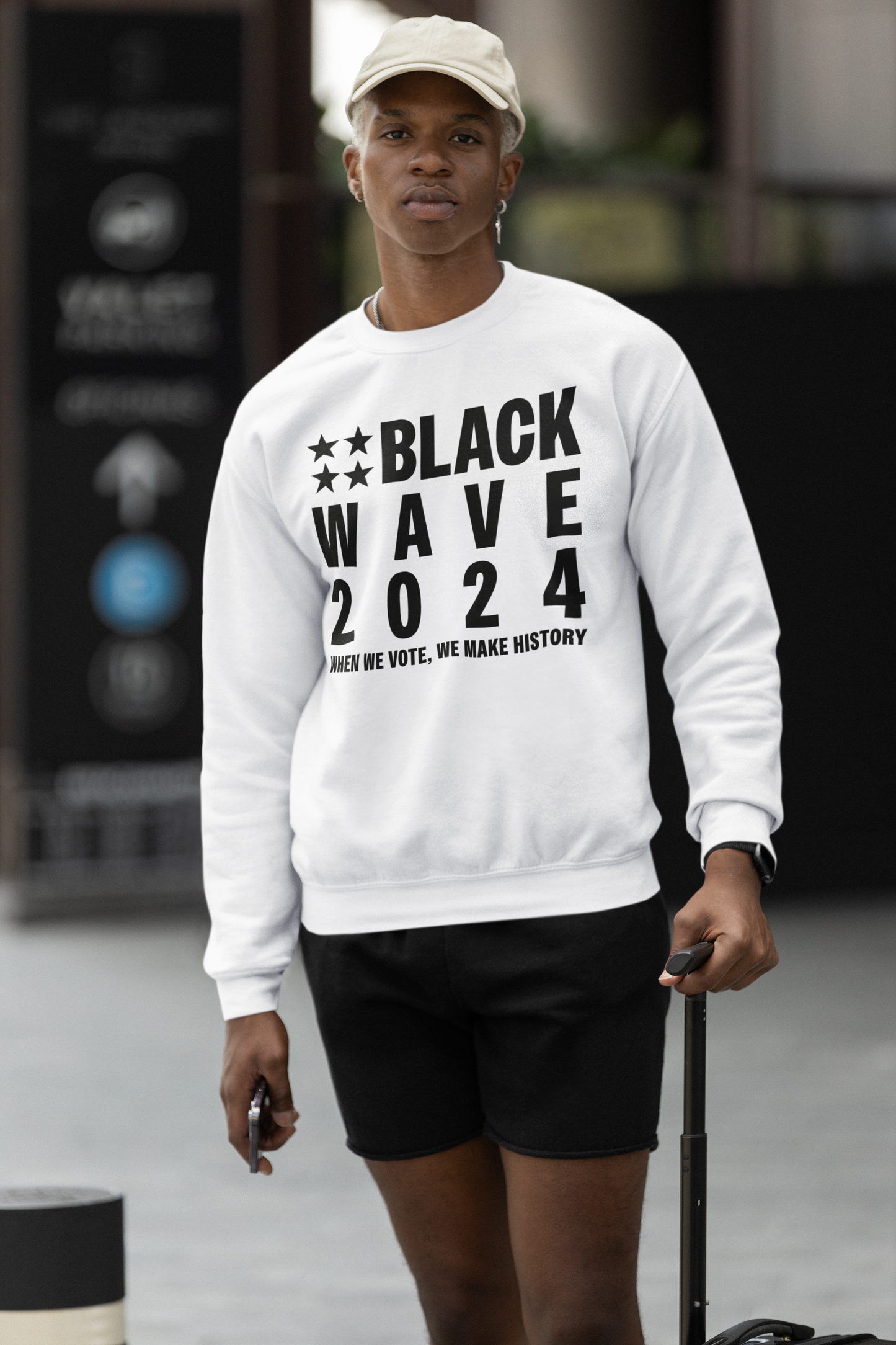 BLACKWAVE2024 - Unisex DryBlend® Crewneck Sweatshirt