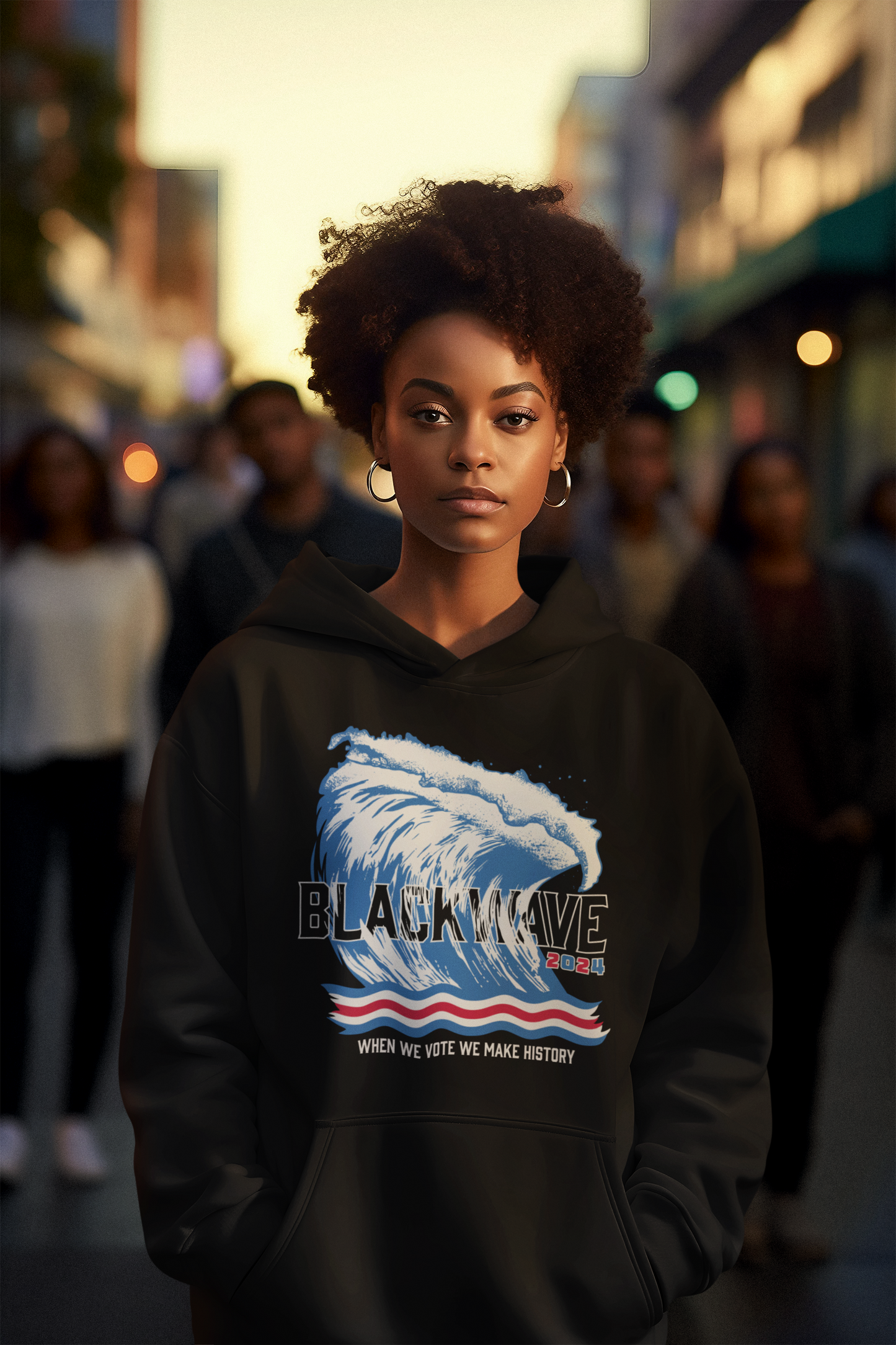 BlackWave2024 - Unisex Heavy Blend™ Hooded Sweatshirt