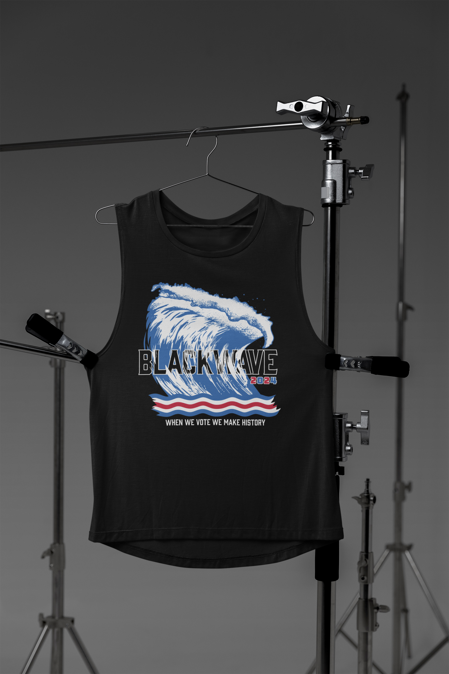 BlackWave2024 - Unisex Heavy Cotton Tank Tops