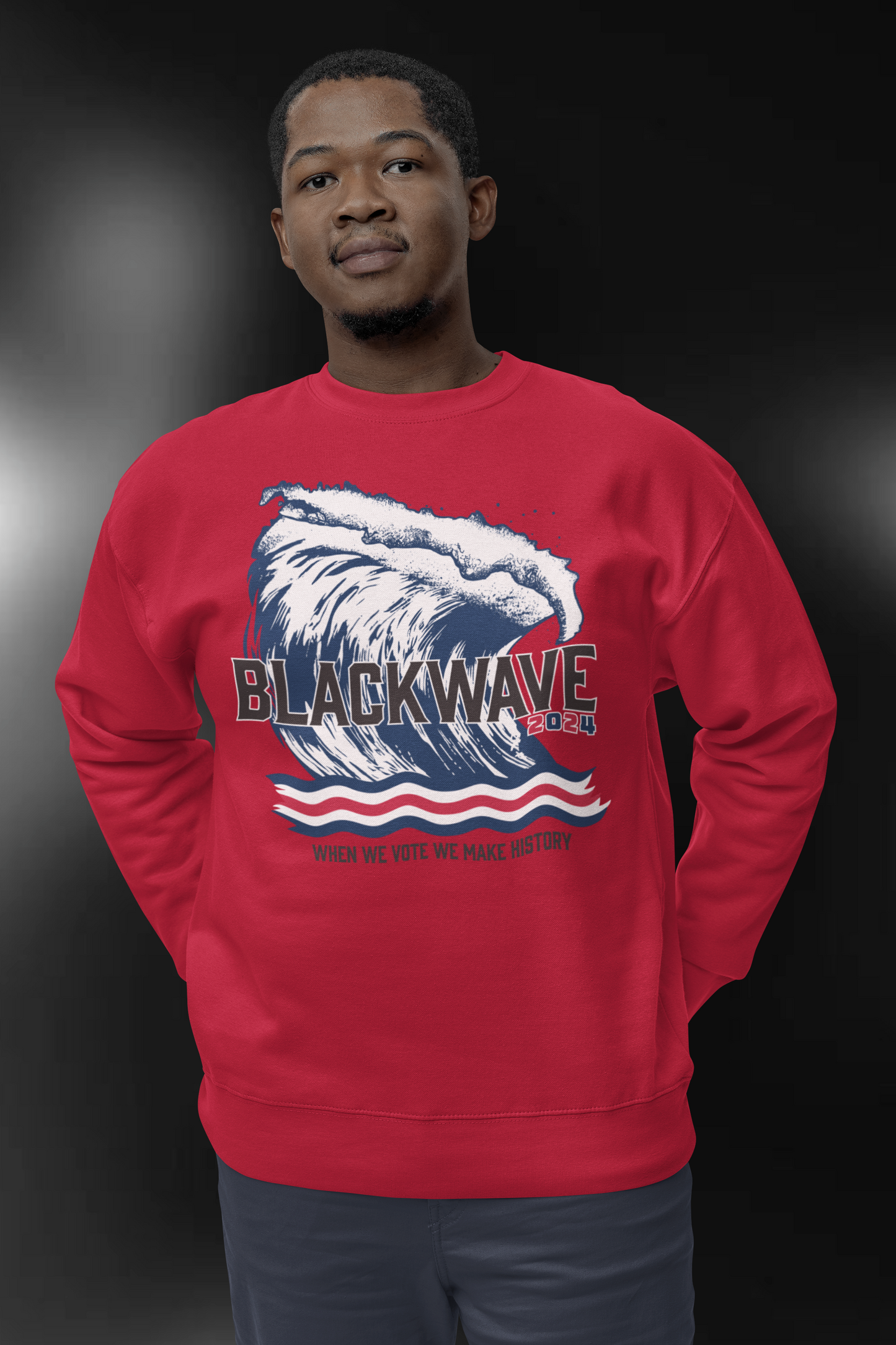 BlackWave2024 - Unisex Heavy Blend™ Crewneck Sweatshirt