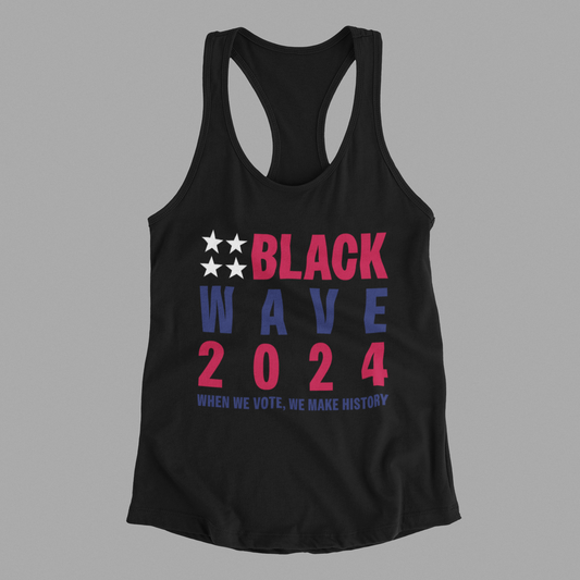 BLACKWAVE2024 - Women's Ideal Racerback Tank