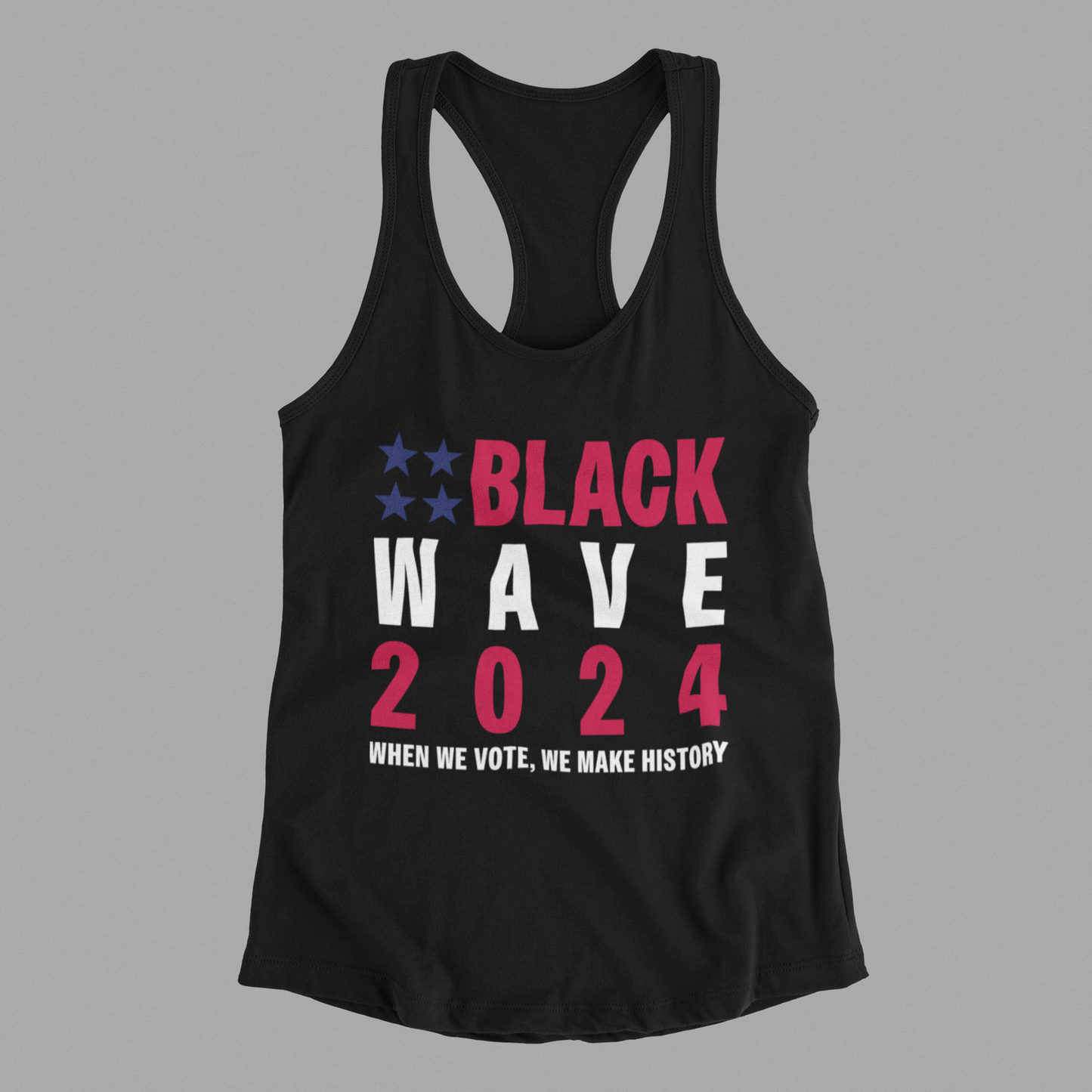 BLACKWAVE2024 - Women's Ideal Racerback Tank