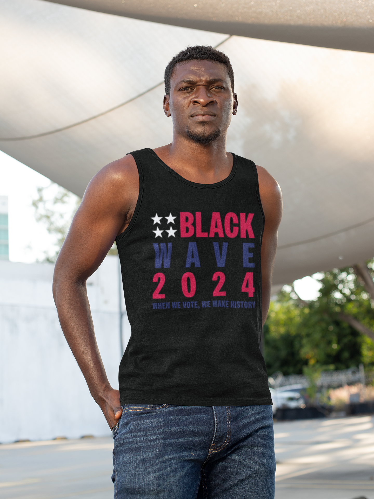 BLACKWAVE2024 - Unisex Jersey Tank