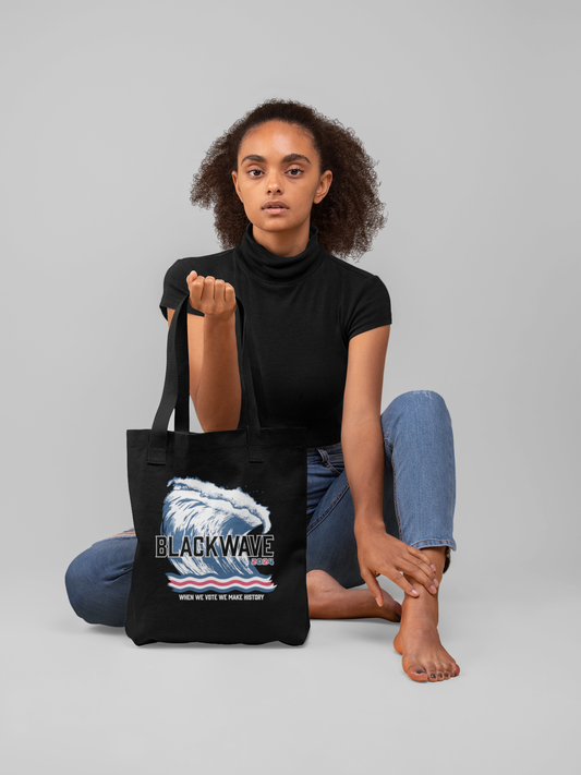 BlackWave2024 - Cotton Canvas Tote Bag